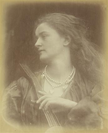 JULIA MARGARET CAMERON (1815-1879) Enid, from Idols.